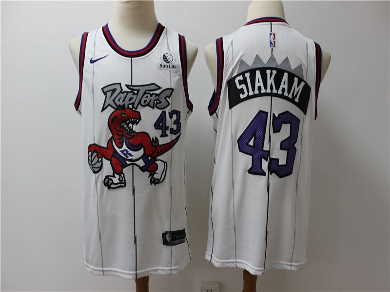 Men Toronto Raptors #43 Siakam White Game Nike NBA Jerseys->toronto raptors->NBA Jersey
